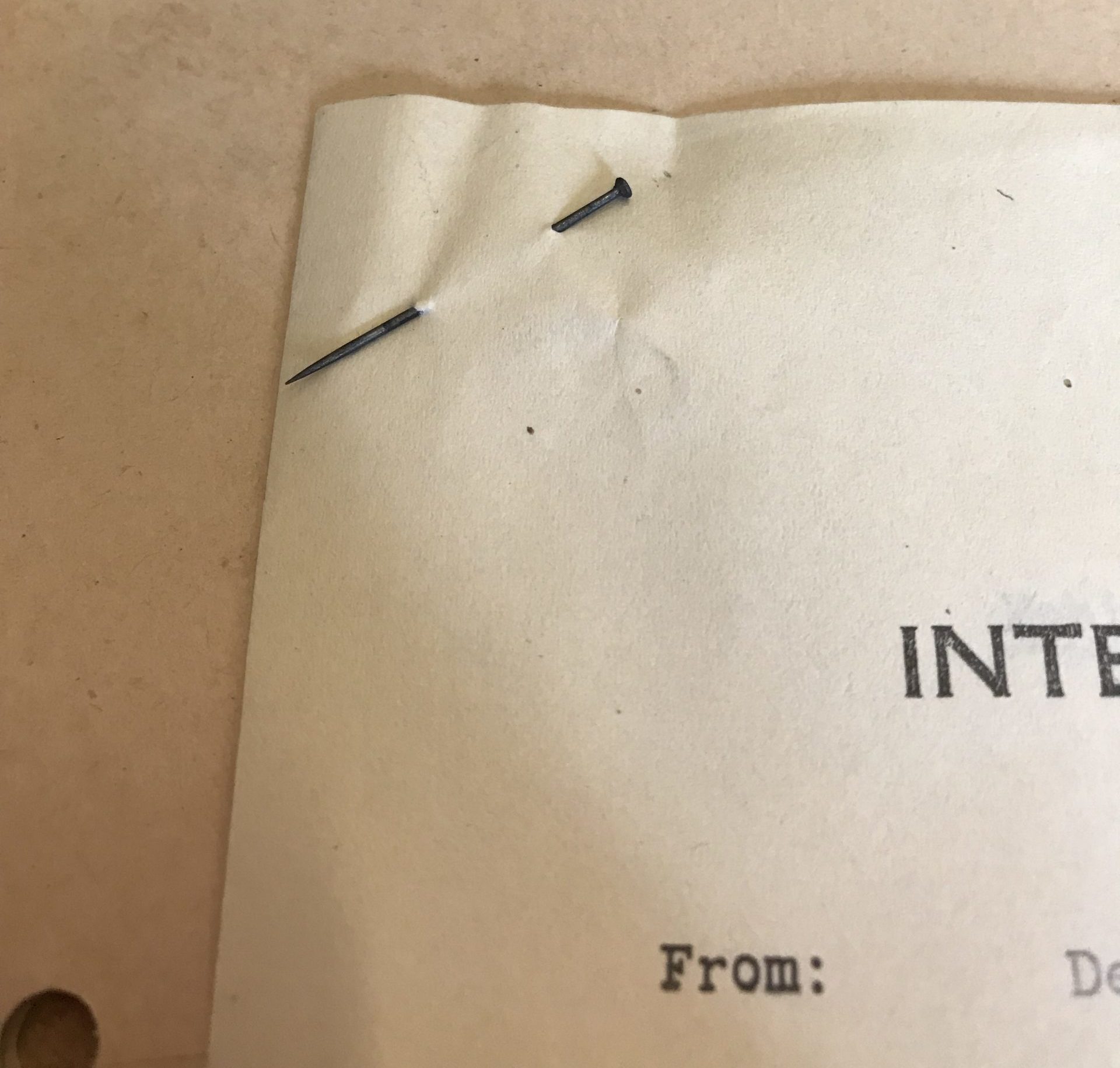 Holding It Together From Pins to Paper Clips Pieces of History