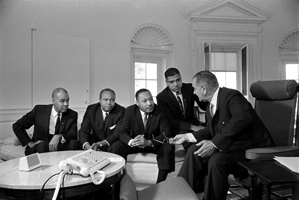 January 18, 1964 – Martin Luther King, Jr. & LBJ – Pieces Of History