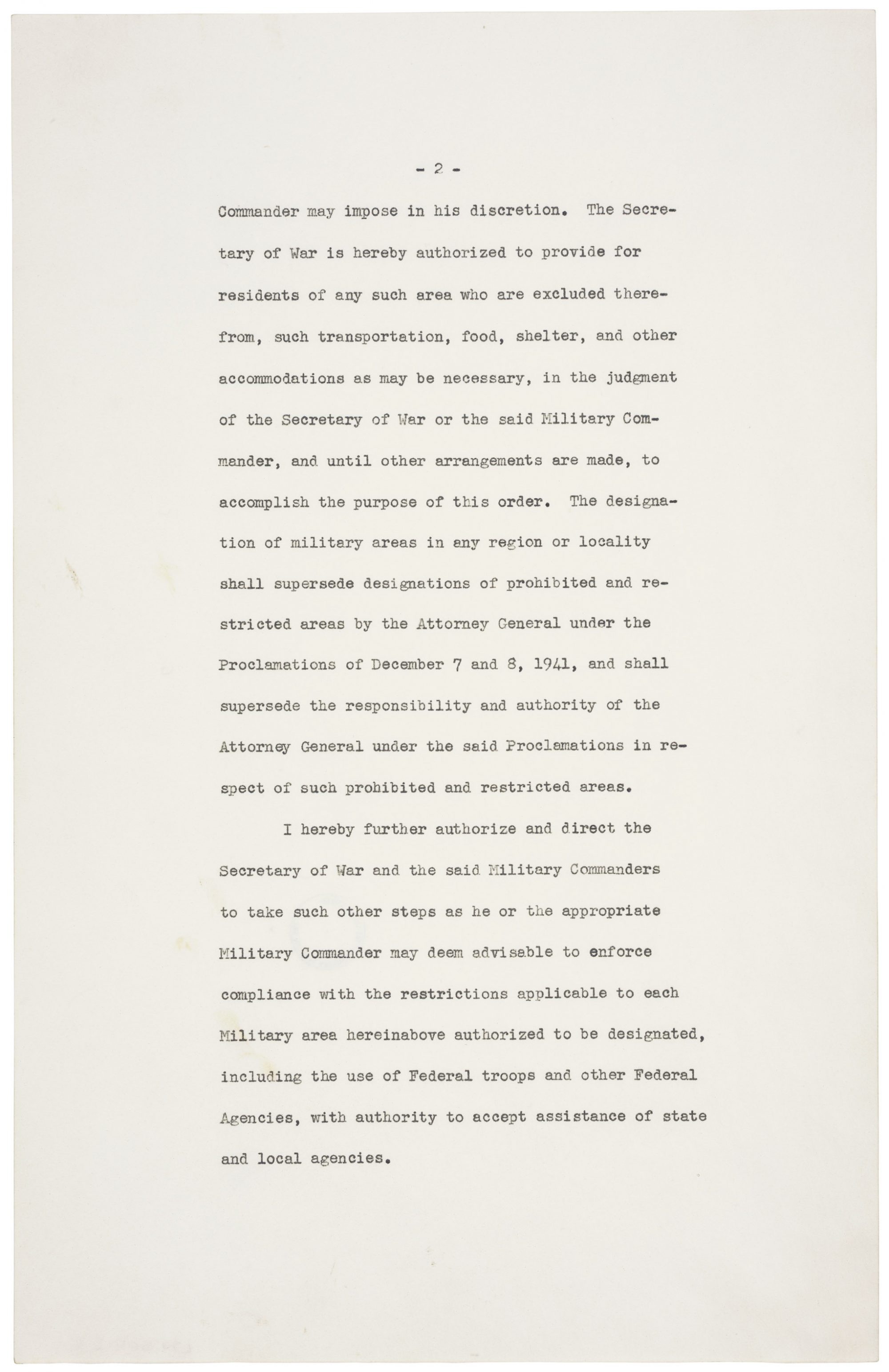 Executive Order No 9066 02496 2003 002 Pieces Of History