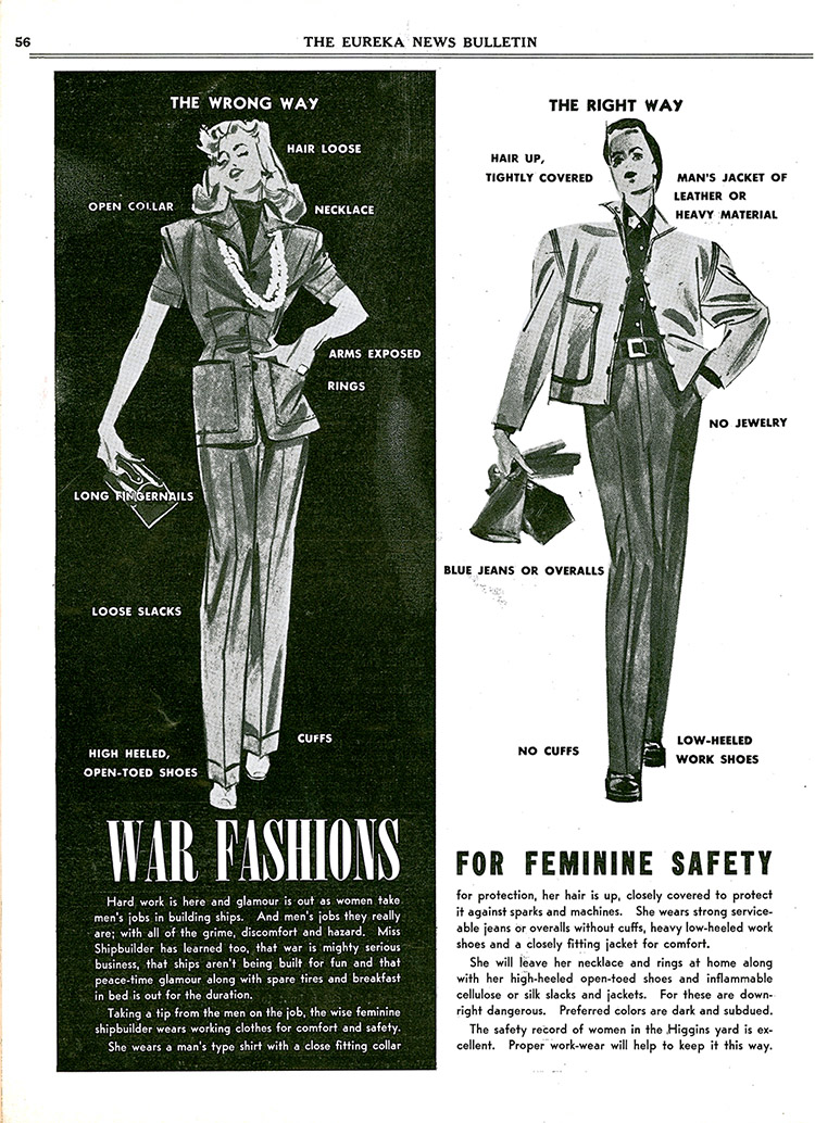 Shorter Skirts and Shoulder Pads: How World War II Changed Women's