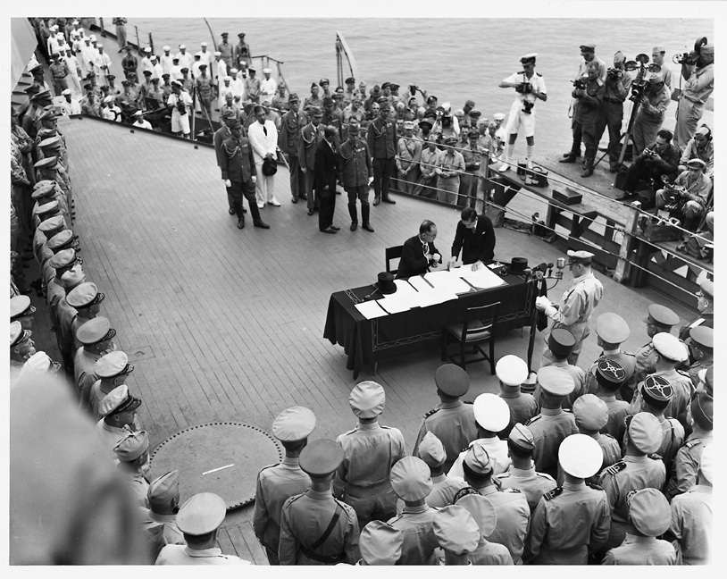 On Display: The Japanese Instrument of Surrender – Pieces of History